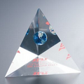 Lucite 3 Sided Pyramid Award (4"x6"x4")